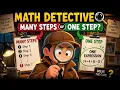 Math Mystery Multi-Step Word Problems Using One Expression