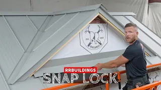 Complete Snap Lock Standing Seam Metal Roof Install Tutorial