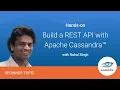 Build a REST API with Apache Cassandra