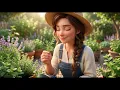 Gentle Backyard Garden Day 🌿 | Slow English Story