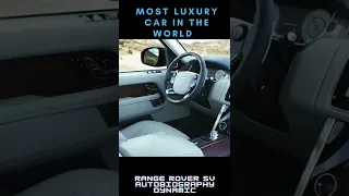 Did You Know LUXURY CAR Range Rover SV Autobiography Dynamic 