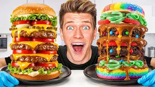 Making EVERY School Lunch Out of Candy From My Childhood!!! | Collins Key