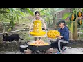 Download Lagu Harvesting \u0026 Cooking: The World's Strangest Dish, Black Jackfruit Seeds Cooked with Chicken Eggs