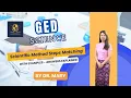 GED Science - Scientific Method Steps Matching Exercises
