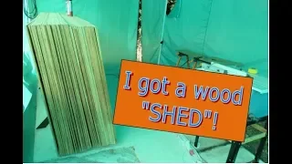 Building my steel sailing yacht Ep.14 My wood ‘shed’ & the coving (part 1)
