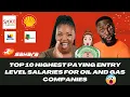 Entry Level Salaries For Oil and Gas Companies