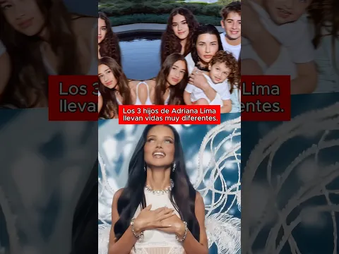 Los tres hijos de Adriana Lima llevan vidas muy diferentes.