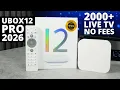 UBox12 Pro 2026 REVIEW Global Live TV with No Monthly Fees
