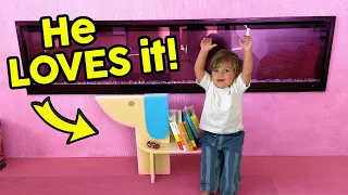 DIY: Building My Son A "Doggy Book Bench"