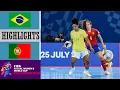 Brazil vs Portugal Highlights | Futsal Women's World Cup 2025 FINAL
