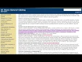 GSP How to Use the General Catalog
