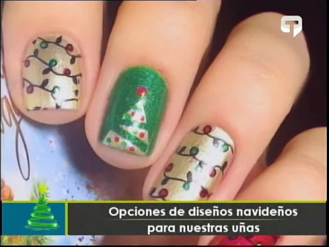 Opciones de diseños navideños para nuestras uñas