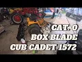 1572 CUB CADET GETS A BOX BLADE