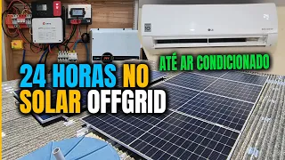 24-Hour Off Grid Solar Energy by Student Evangivaldo, Now It's Not Just Backup | Eduardo Aquino
