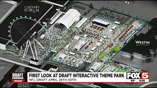 NFL building interactive football theme park for NFL Draft in Las Vegas