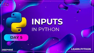 Python Tutorial for Beginners User input in Python Command Line Input - Day 5