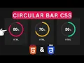 Circular Progress Bar Using CSS Conic-gradient Codingwork