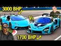 3000 BHP Lambo vs 1700 BHP Senna RACE!