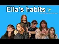 Some of Ella Purnell s habits that I noticed while making s