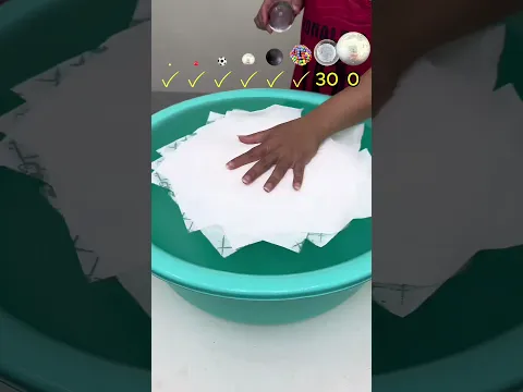 How much paper does it take to make the object float #experiment #asmr