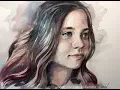 Download Lagu Watercolour portrait painting demo by Ch.Karron