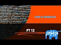 12 Techno PHP PHP For foreach loops Explained Sinhala