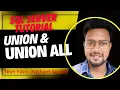 UNION vs UNION ALL in SQL Server - Complete Guide