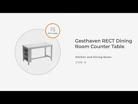 Gesthaven - Rectangular Dining Room Counter Table