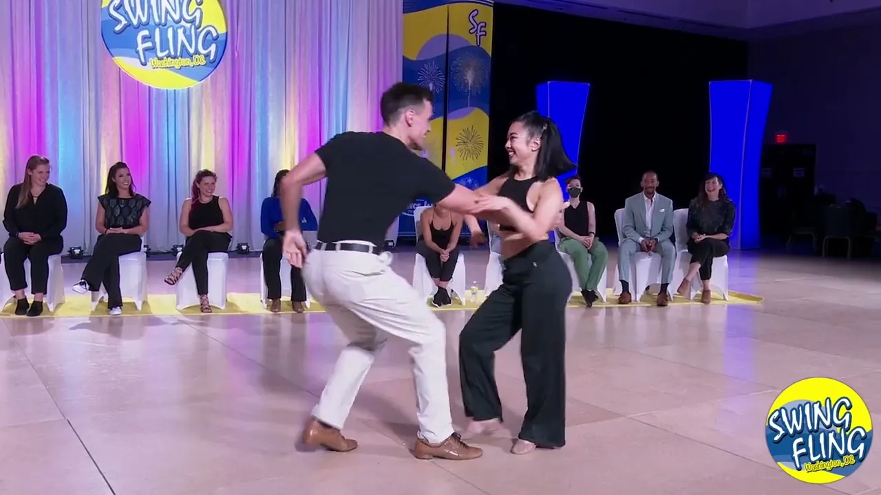 Swing Fling 2022 Invitational Jack & Jill Glenn Ball & Emily Huang