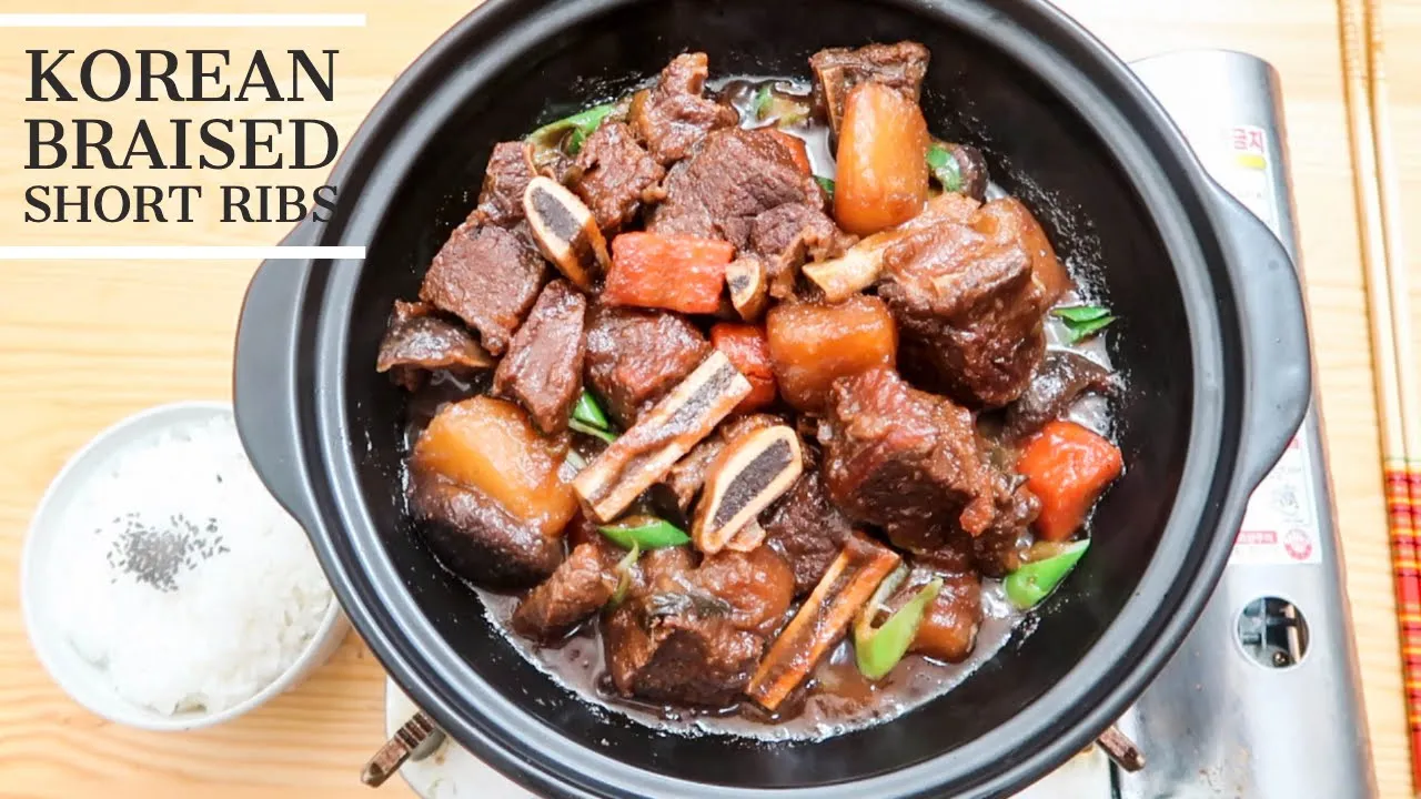 Everybody LOVES... Korean Braised Short Ribs   Pass that Galbi Jjim!!