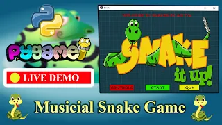 snake game in python python project in one Project Maker