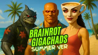 BRAINROT GIGACHADS RAP Summer Beach Version Giga Chad Tung Tung Sahur X Sigma Girl 