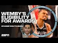 Shams reports NOTHING MAJOR after Wemby s injury scare 65-game rule facing scrutiny NBA Today