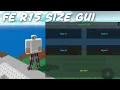FE R15 Size Gui Script FLUXUS