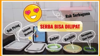 Download Review 6 Alat Dapur SERBA BISA DILIPAT Rak Piring Baskom Talenan Keranjang Buah by Mommy Aplus MP3