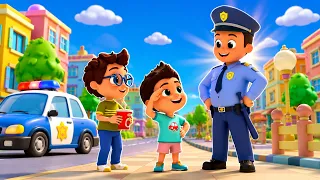 Der Polizeilied-Spaß 🚓 Lerne Helfen! | Mehr Kinderlieder | Baby Berry 🎶