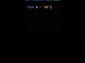 error unclosed character literal