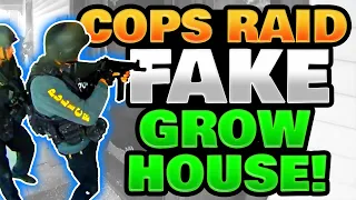 Cops Set-up and BUSTED - Illegal Raid On Fake Grow House
