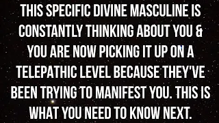 You've Been Thinking About Them Because They're Manifesting You & Constantly Thinking About You...