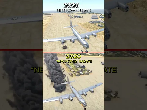 B-29 Carparent Bombing - Old vs New - Sound Effects