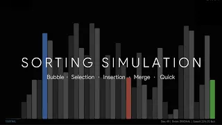 Sorting Algorithms Visualizer in java version 1