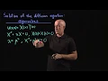 Diffusion equation eigenvalues Lecture 54 Differential Equations for Engineers