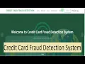 Credit Card Fraud Detection System Machine Learning Django