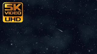 5K Shooting Stars ★ 1-Hour Night-Sky ★ Video Background - UHD Animation ║ HD Longest FREE 4K