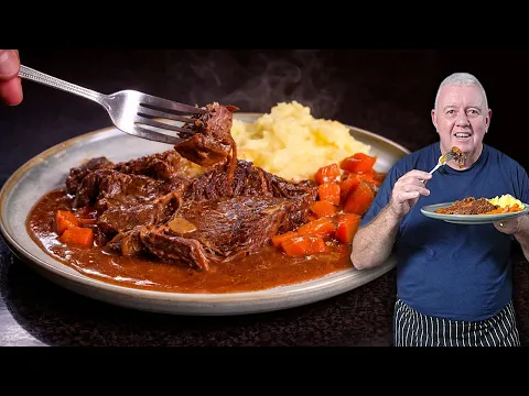 Proper Old School Braised Steak & Gravy