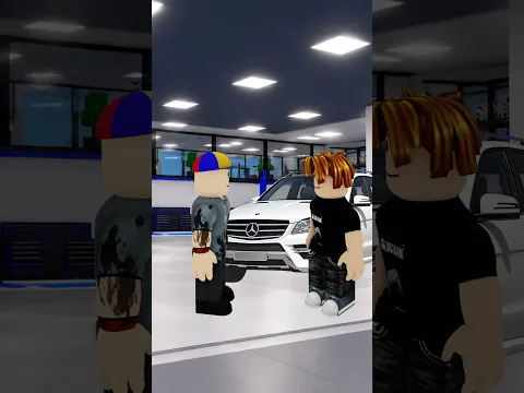 Snake under the hood of a car in Roblox