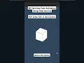 3D Spinning Cube Animation Using Html and Css