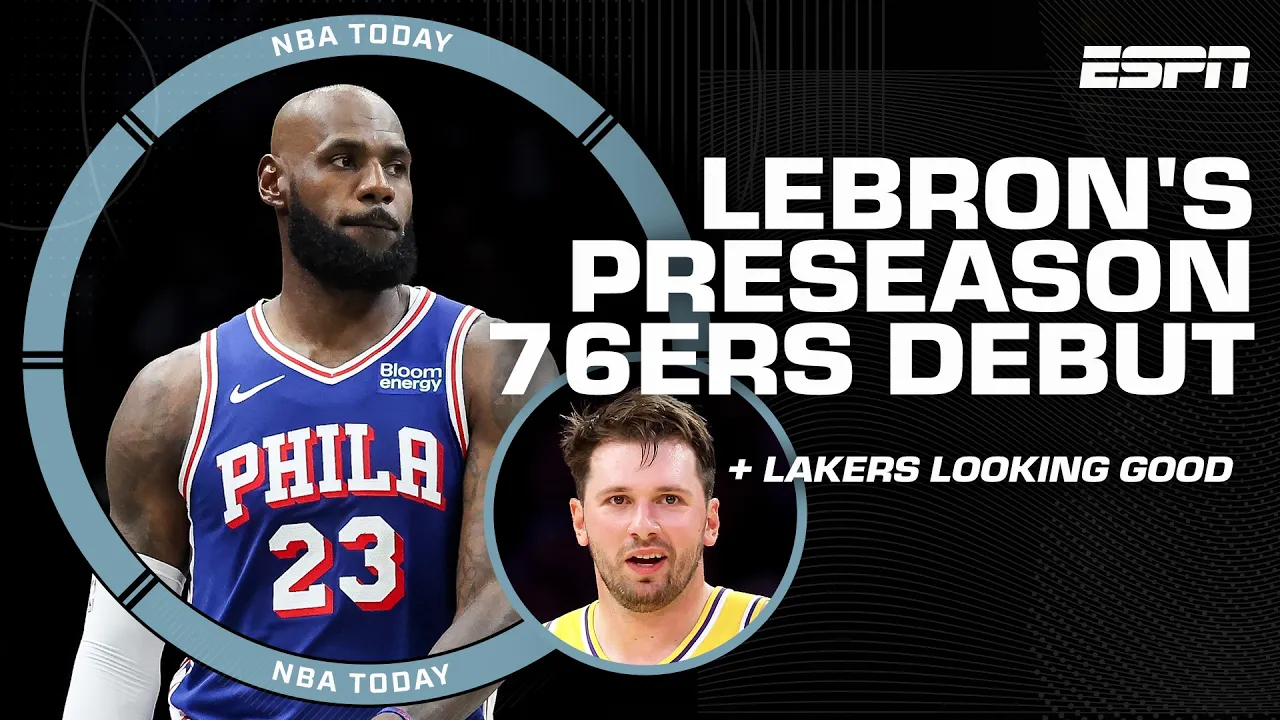 REACTION to LeBron James 76ers preseason debut + Lakers' post-LeBron era has potential 👀 | NBA Today
