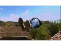 The unconscious floating man