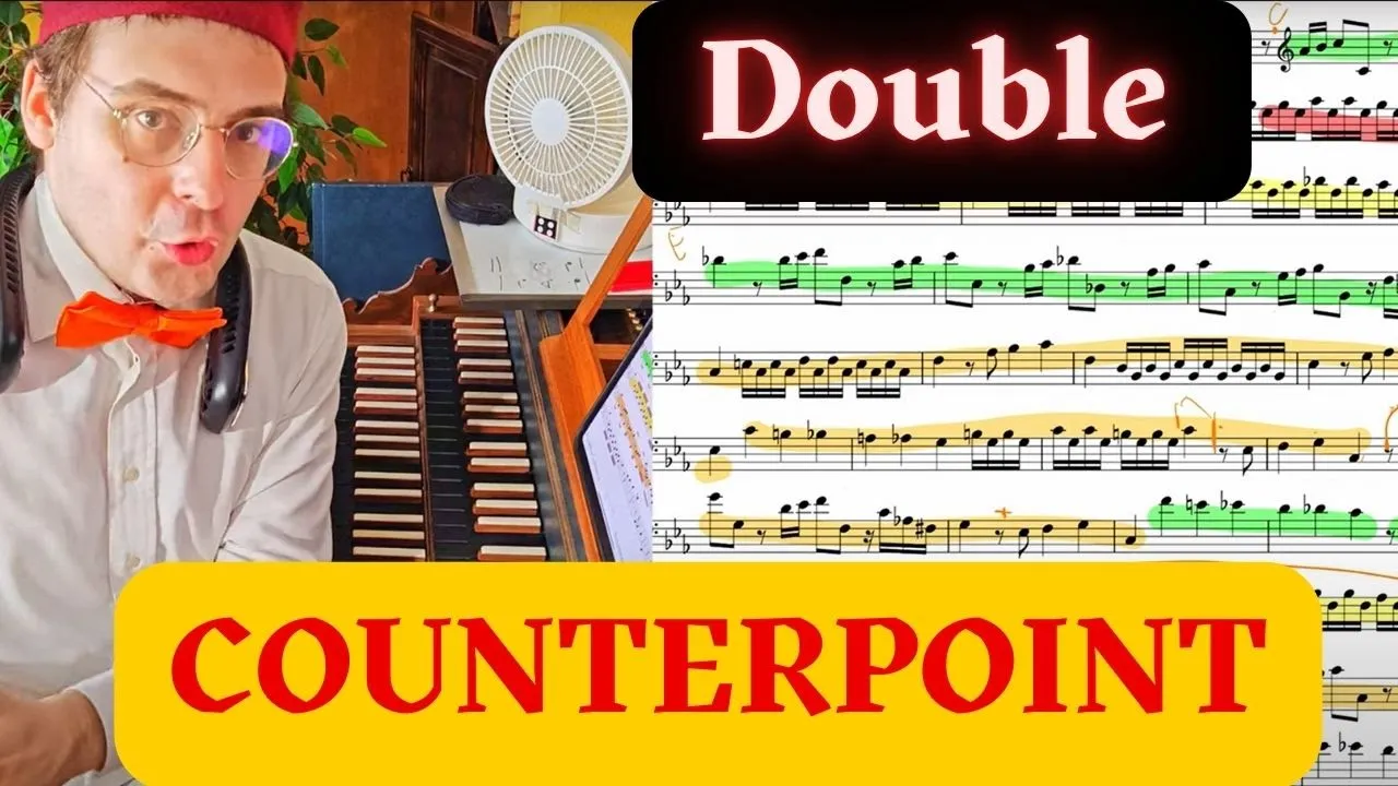 Partimento Tutorial! Double Counterpoint Exercise by Durante! #counterpoint #partimento
